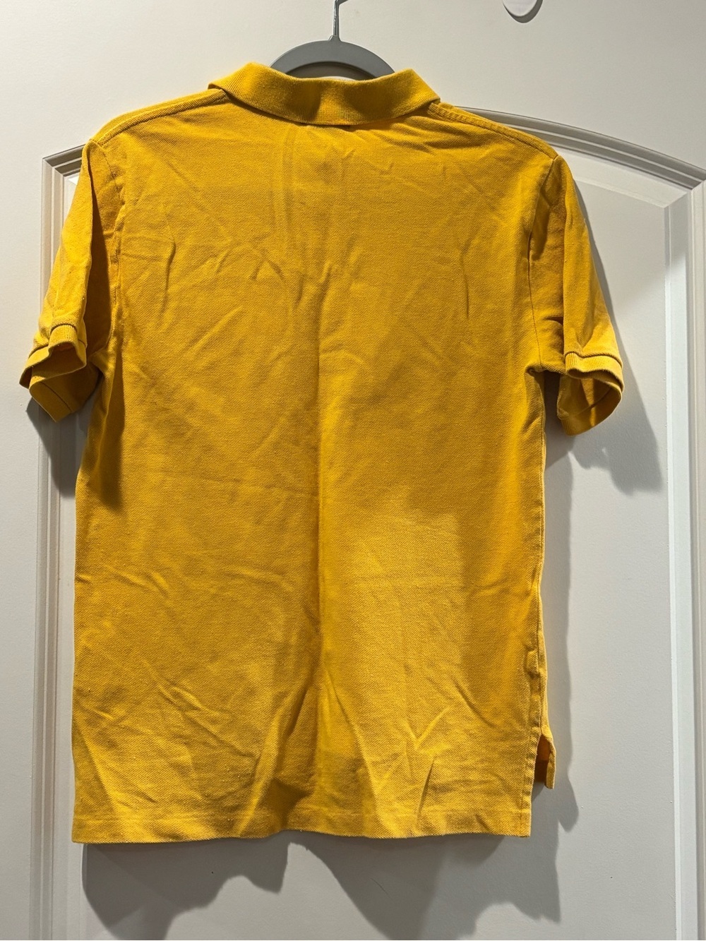 Ralph Lauren Yellow Polo with Navy Pony Embroidery - Picture 2 of 3
